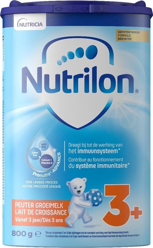 Nutrilon Nutrilon 3+ Groeimelk Poeder Nieuw Model (vanaf 3 Jaar) 800 g