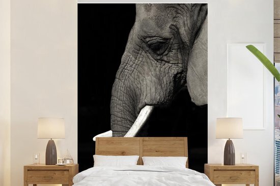 Nr1Wallpaper Behang - Fotobehang Olifant - Dier - Slagtand - Breedte 170 cm x hoogte 260 cm