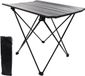 Markenlos Opklapbare aluminium tafel, 56 x 40,5 cm, met draagtas - ideaal voor outdoor activiteiten