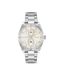 HUGO #Fast for Her Collection 1540168 Multifunctioneel analoog kwartshorloge voor dames met zilverkleurige roestvrijstalen band