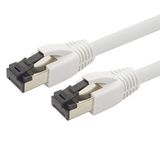 1aTTack.de 1,5 m Cat 8 netwerkkabel CAT8 kabel wit