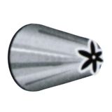 Staedter, bloemenkant, zilverkleurig, roestvrij staal, 5 mm