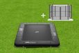 Akrobat Orbit Trampoline d'extérieur 335x244 cm Noir