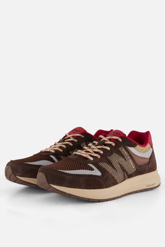 Woden Rigmor Open Mesh Sneakers bruin - Maat 40