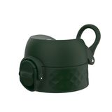 ION8 Lekvrije Vervangende OneTouch 2.0 Waterfles Deksel, Eenvoudige Bediening met Één Druk, Geschikt voor 350ml, 500ml, 600ml Flessen, Donkergroen, Klein, Ftalaatvrij BPA-vrij Plastic
