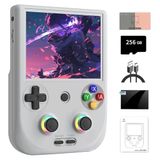NULA RG406V Retro handheld gameconsole, met 256G TF-kaart/9000+ games, Android 13 Unisoc T820-processor, 4 inch IPS-touchscreen, Arcade videospelconsoles, ondersteunt 5G WiFi Bluetooth