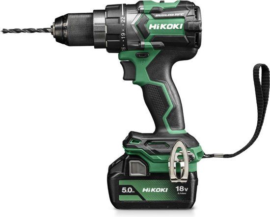 HiKOKI DS18DCWPZ Accu boor-schroefmachine | 18 V | 140 Nm | Incl. 2x 5.0Ah accu's & lader