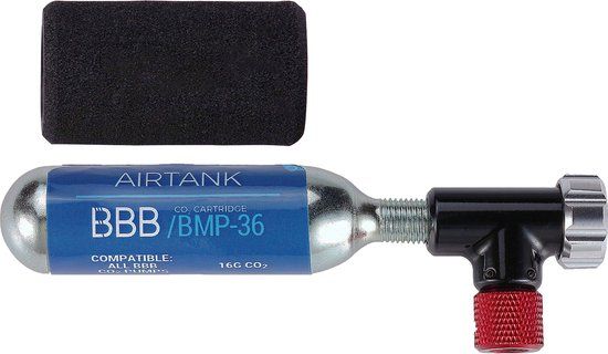 BBB Cycling EasyAir Mini Bike Pump - CO2 Cartridge - Black - BMP-34