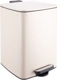 Relaxdays Prullenbak - beige - 20 l - voor keuken