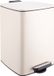 Relaxdays Prullenbak - beige - 20 l - voor keuken