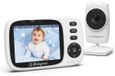 Babyfoon met camera - 3,2 inch LCD - Nachtzicht - Tweerichtingsaudio - 300 m bereik