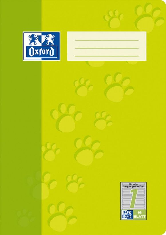 Oxford 100050400 - Schrijfblokken & schriften - groen