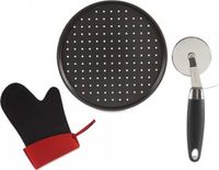 Kinvara Pizzasnijder Set - RVS - Zwart