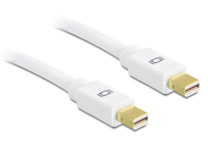 DeLOCK 0.5m mini Displayport - mini Displayport Kabel - Wit