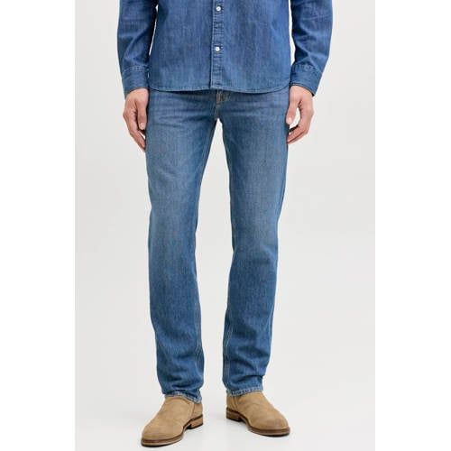 JACK & JONES JEANS INTELLIGENCE JJICLARK JJORIGINAL regular fit jeans mid blue