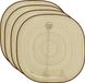 Decoris Ontbijtbord - 6x - Geel - 20,5 cm - Kunststof