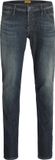JACK&JONES JEANS INTELLIGENCE JJIGLENN JJFOX Heren Jeans Slim Fit Katoen Blend Blue Denim