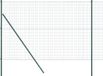 vidaXL Euro-hek met grondbevestiging 10 x 1,5 m pvc-coated staal groen