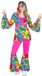 Widmann Happy Flower Hippie Jaren 60 Style - Vrouw - M - Roze