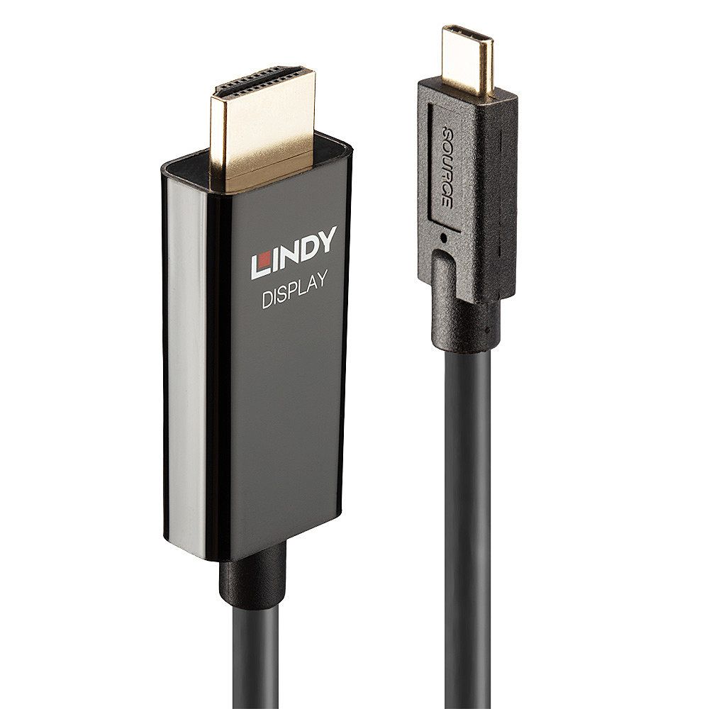 Lindy 43317 USB-C naar HDMI Kabel 10m Zwart 4K60Hz