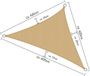 Sol Royal SolVision PS9 – Schaduwdoek Driehoek 4,2 x 4,2 x 6m Zand – Waterafstotend – UV Bescherming
