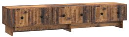 Meuble TV 147 x 34,5 x 30 cm Vieux bois Bois travaillé