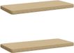 vidaXL - 2-delige Bankkussens VUGHT 100% Polyester Beige