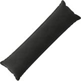 vidaXL - Kussensloop - HOUTEN - Zwart - 40 x 145 cm - Fluweel