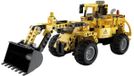 CaDA Jouets Véhicule de construction - Chargeuse et bulldozer 2 en 1 - 693 Pièces