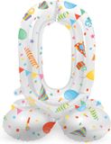 Folat Staande Folieballon Cijfer 0 Joyful Party - 41 cm