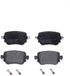 A.B.S. All Brake Systems Jeu de plaquettes de frein – Jeu de 4 pièces – Incl. indicateur d'usure – ECE-R90 – Convient pour Skoda Octavia