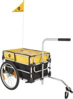 M-wave Fietskar - Bagagefietskar - Geel/Zwart - 45 kg Max. Belastbaar Gewicht