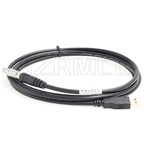 SZRMCC Fischer 5-pins naar USB A00304 Data- en Voedingskabel voor Topcon Hiper V II Pro GB GR GPS