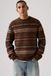 Levi's Presidio pull à col rond - Homme - XL - Marron / Elias Geo Fairisle Demitasse