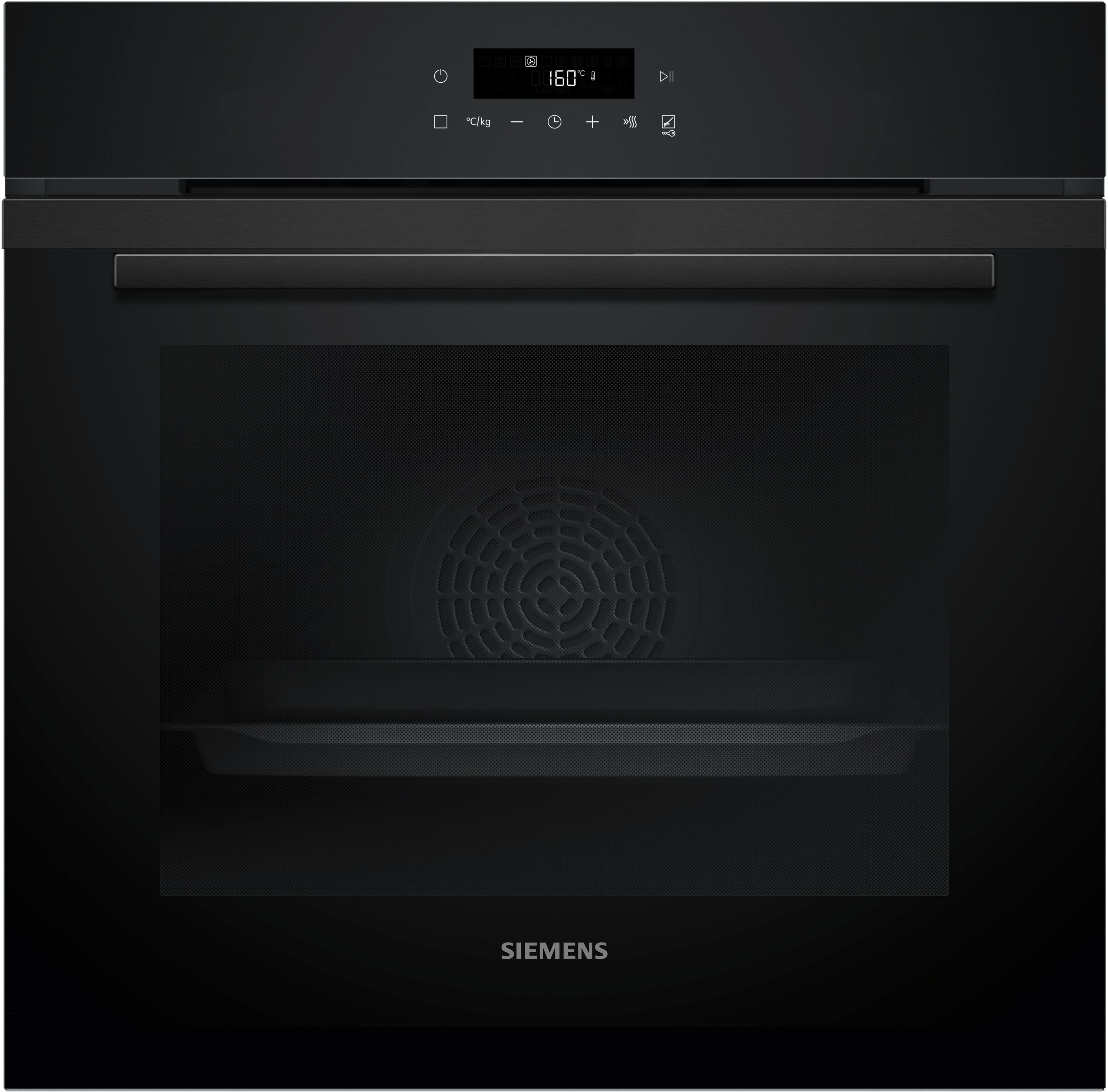 Siemens iQ300 HB272ABB3 - Inbouwoven - 71L - Zwart - Airfry - Pyrolyse