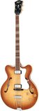 Hofner HCT-500/7 Verythin Bass CT Antique Brown Sunburst semi-akoestische basgitaar