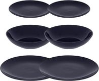 Secret de gourmet Servies set Colorama uni - 36-delig - bleu - grès - 12 personnes