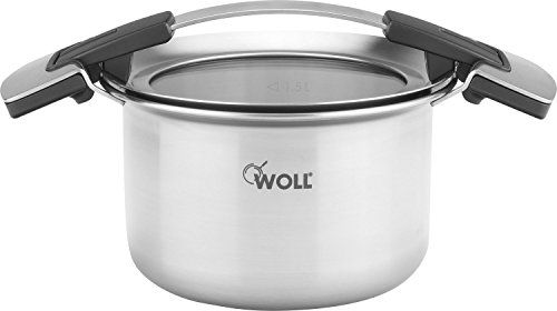 Woll 120CO pan 20 cm / 11,5 cm hoog voor 3,5 l met deksel