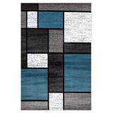 Homemania Modern 1 bedrukt tapijt, meerkleurig, polyamide, 80 x 200 cm