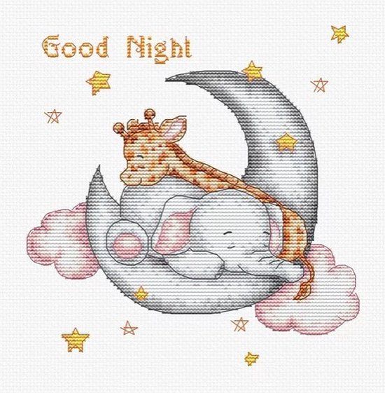 Luca-S Good Night borduren (pakket) B1192