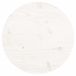 VidaXL Tafelblad rond massief grenenhout wit 30 cm