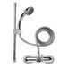 Croydex AB220041 mengset voor baddouche, chroom, 22,8x16,2x3,8 cm