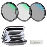 NEEWER 58 mm UV/CPL/ND-lensfilterset
