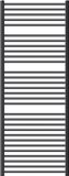 LuxeBath ECD Germany Badkamerradiator Sahara - 750 x 1800 mm - Antraciet - Recht met zijaansluiting
