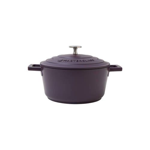 MasterClass Gietaluminimum Braadpan (Ø20 cm) (2,5L) (Lichtgewicht) - Paars