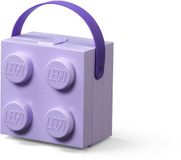 LEGO - Lunchbox Brick 4 met Handvat - Polypropyleen - Paars