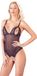 Cottelli Lingerie Open Transparante Powernet Body Zwart L
