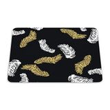 Bonamaison, Rechthoek Pop Art Digital bedrukte muismat, antislip onderkant, voor kantoor en thuis, grootte: 22x18 cm