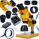 Mercury Rosfix Trinoculair Stereomikroscoop Mercury S - Zoom 7–45x - Camera 5MP USB - Barlow 0,5x - LED56