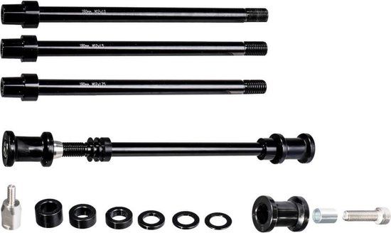 Topeak trailer Journey steekassen kit M12 x 1,5 - Zwart - Unisex